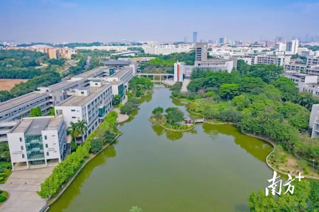 广药大校园环境。 图片